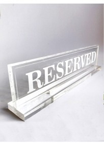 Reserved из оргстекла (арт.Stz5)